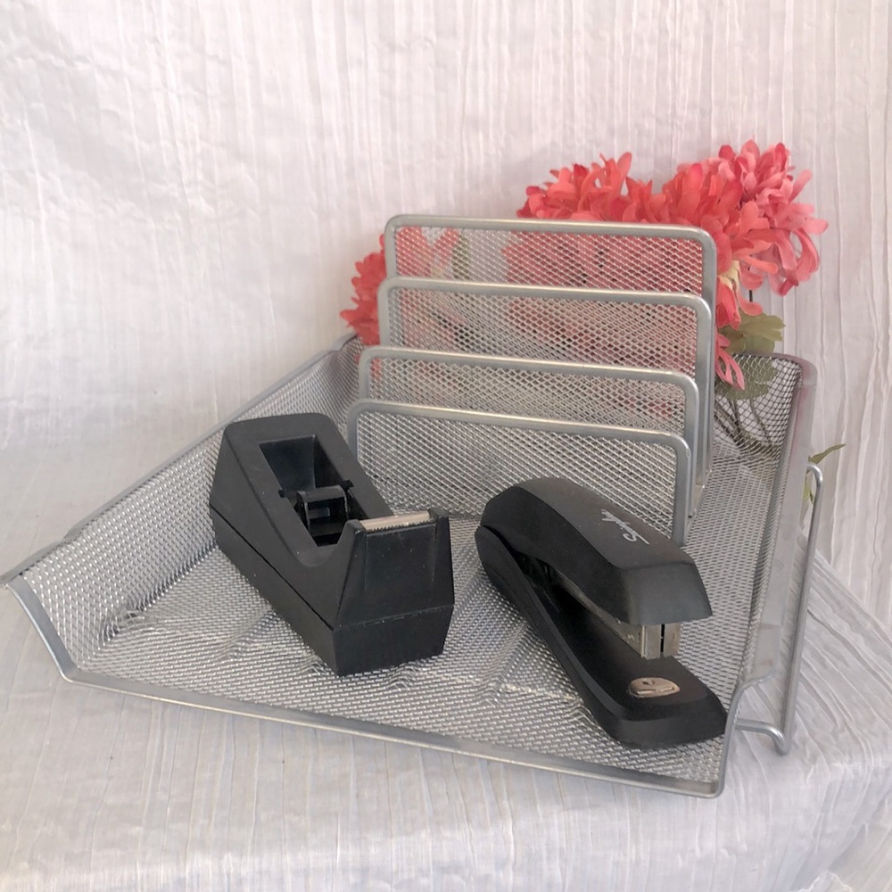 SWINGLINE home office supplies tape dispense stapler silver inbox & mail storage